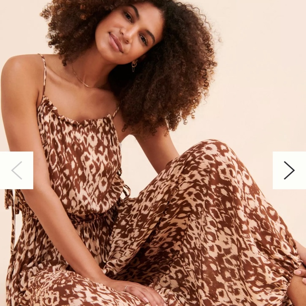 Brown Leopard Print jumpsuit